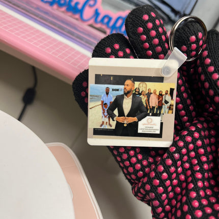 Imboss Custom Photo Keychain