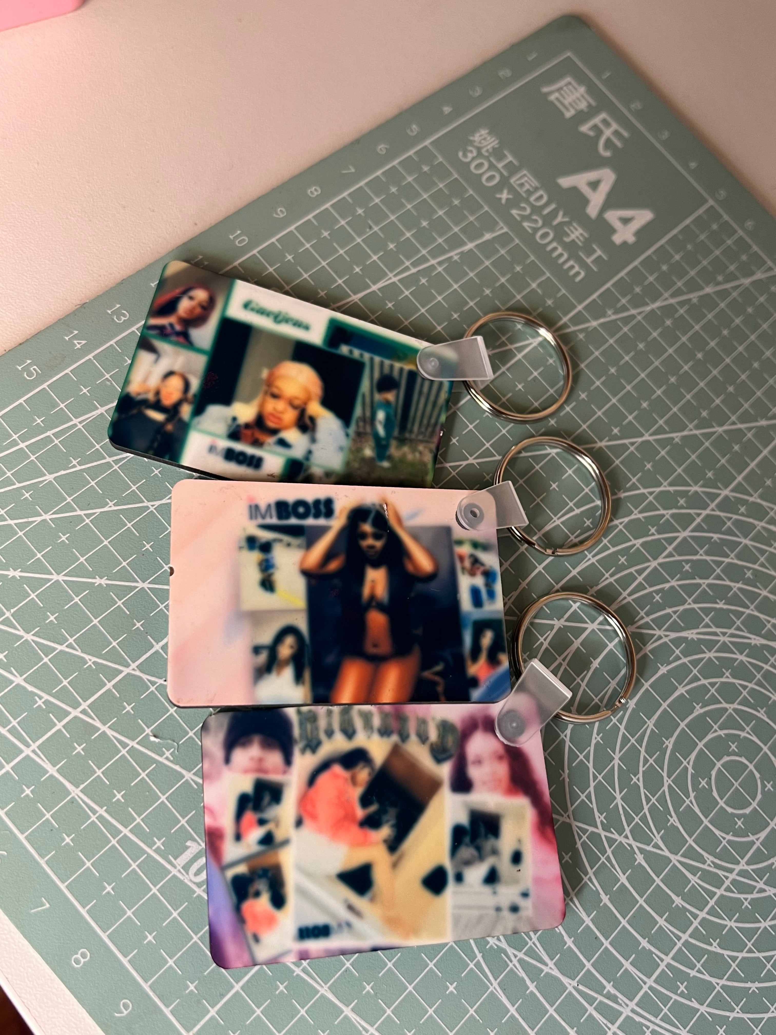 Imboss Custom Photo Keychain